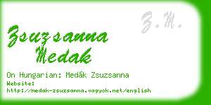 zsuzsanna medak business card